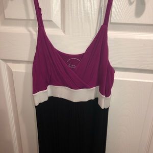 Spaghetti strap long dress to ankles